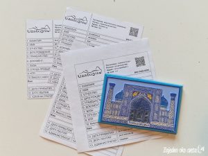 Registracione kartice iz Uzbekistana.